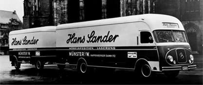 Sander GmbH - altes Foto eines Transporters